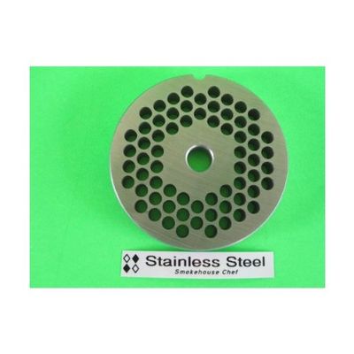 #22 x 1/4" STAINLESS STEEL Meat Grinder plate disc for Hobart LEM Cabelas Universal MTN & others
