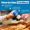 CalciBlend Alkalizing Granules 2.4oz Shaker Bottle All Natural Acid Reducer Powder for Food and Beverages, Promotes pH Balance, Keto Friendly, Non-GMO, Sugar and Calorie Free, for Digestive Comfort view 4