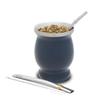 BALIBETOV Stainless Steel Double-Wall Mate Cup And Bombilla Set - Yerba Mate set Includes One Yerba Mate Cup, 2 Bombillas Mate (Straw) & Brush - Easy to Clean view 1