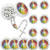 WE Holy Spirit Confirmation Rosary (12 PCS) Scented Rosary Favor for Guests with Gift Box view 1