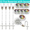 WE Holy Spirit Confirmation Rosary (12 PCS) Scented Rosary Favor for Guests with Gift Box view 2