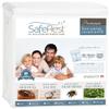 SafeRest Premium 9" Thick Box Spring Encasement - Waterproof - Breathable, Noiseless, Vinyl Free - Fits Up to 9" - Queen view 1