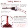 Vintorio Wine Aerator Pourer - Premium Aerating Pourer and Decanter Spout (Silver) view 2