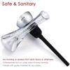 Vintorio Wine Aerator Pourer - Premium Aerating Pourer and Decanter Spout (Silver) view 4