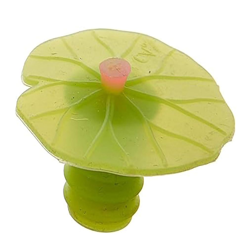 Charles Viancin Green Silicone Lilypad Wine Cork