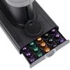 Mind Reader Nespresso Compatible Capsule Drawer, Countertop Organizer, Coffee Pod Holder, Storage, 9.25"L x 15"W x 2"H, Black view 4