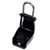 Shackle Mounted Key Storage Box with Resettable Lock Combination, Black, 1-Pack view 3