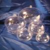 Clear Plastic Ball Fillable Ornament Favor 6.0" 156mm 1 Piece view 4