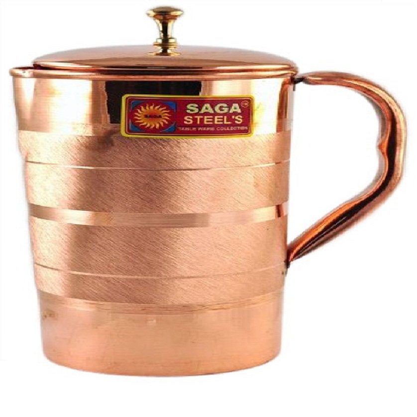 Handmade copper pitcher/ Jug for Drinking water