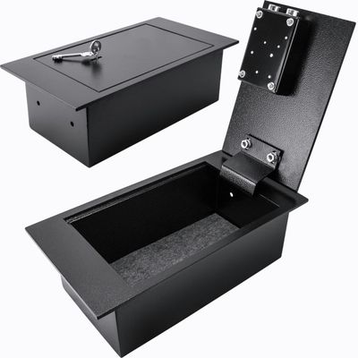 Barska 0.22 Cu. Ft. Hidden Floor Safe with Key Lock  Solid Steel Construction, Concealed Design, Dual Locking Bolts  Secure Storage for Home, Business, Jewelry, Cash & Valuables