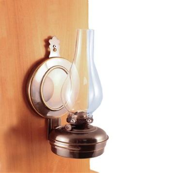 Vermont Lanterns Brass Dorset Wall Oil Lamp (12", Antique Brass)