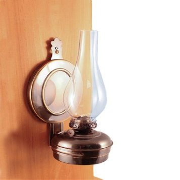 Vermont Lanterns Brass Dorset Wall Oil Lamp (12", Antique Brass)