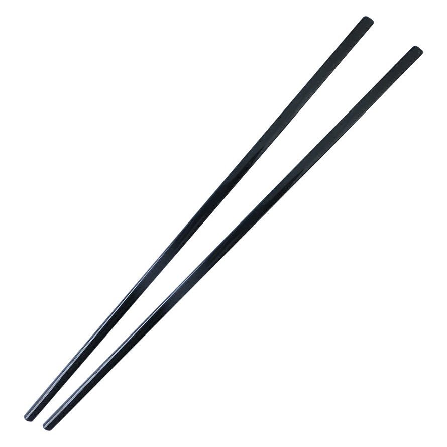 Fine joy 10 Pairs of Black Melamine Chopsticks