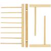 Southern Homewares Collapsible Wooden Pasta Drying Rack  Natural Beechwood Pasta Hanger for Fresh Pasta, Noodles, and Spaghetti  Easy to Assemble, Compact Design  Ideal for Home Pasta Making view 3