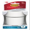 Command Accessory Organizer, Holds up to 2 lb, 3.36" x 3.78" x 4.4" Organizer with 2 Medium Water-Resistant Strips, Satin Nickel, Damage-Free Bathroom Organization view 1