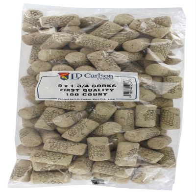 Wine Corks, #9 x 1.75in - 100-Count