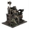 Things2Die4 Bronzed Zeus and Hera at The Throne Statue with Colored Accents view 3