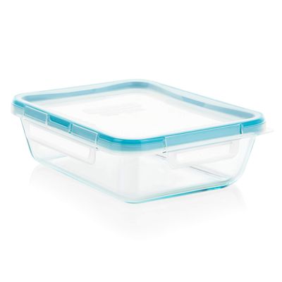 Snapware Snapware 6cup total solution rectangle food storage container glass, 9.3 Ounce (1112403)