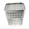 Small Square Stainless Steel Perforated Cutlery Basket Sink Rack Storage Silver by Stopia view 2