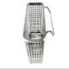 Small Square Stainless Steel Perforated Cutlery Basket Sink Rack Storage Silver by Stopia view 3