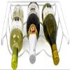 Sorbus Fridge Wine Rack- Refrigerator Bottle Rack Holds 3 Bottles of Your Favorite Wine or Drink Universal Bottle Holder Will Fit Most Fridges view 1
