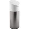 Kohler Disinfecting Dispenser (Wipes not Included), Stainless Steel Canister with Easy One Touch Lid, 4 x 4 x 10.75, White view 1