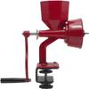 WONDERMILL Junior Deluxe Grain Mill for Flour, Hand Crank Wheat Mill for Grains, Nuts, Seeds, Oily Foods & Spices, Grain Grinder with Stone and Stainless Steel Burrs (Red) view 1