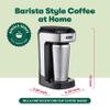 BELLA (14436) One Scoop One Cup Coffee Maker, Black and Stainless Steel, 1.97lbs view 2