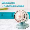 Kikkerland Vintage Streamline Timer  Retro Decor for Home & Kitchen  Windup Timekeeper in Blue view 3