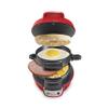 Hamilton Beach Breakfast Sandwich Maker with Egg Cooker Ring, Customize Ingredients, Perfect for English Muffins, Croissants, Mini Waffles, Perfect White Elephant Gifts, Red (25476) view 1