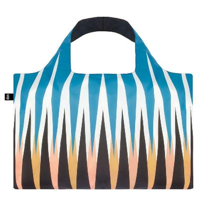 LOQI Echo Backgammon Reusable Shopping Bag, Multicolor