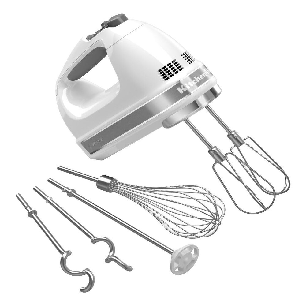 KitchenAid 9-Speed Hand Mixer - KHM926, White