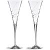 Lenox Adorn Crystal 2-Piece Toasting Flute Set, 2 Count, Clear, 7oz view 1