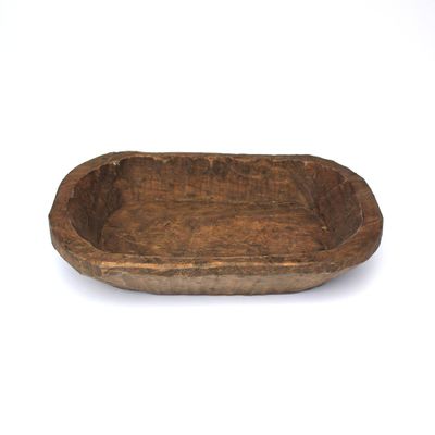 Southern With Grace Thick Wooden Bread Bowl