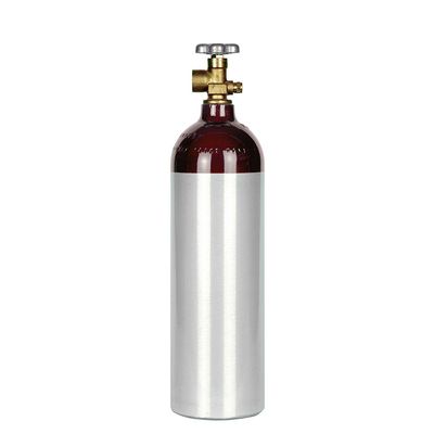 22 cu ft Aluminum Nitrogen Cylinder with New CGA580 Valve Installed and Fresh Certification