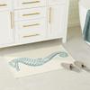 Thomas Paul Cotton Seahorse Bath Mat, 24 by 36-Inch, Aqua view 2