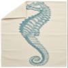 Thomas Paul Cotton Seahorse Bath Mat, 24 by 36-Inch, Aqua view 4