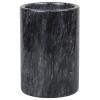 Creative Home Natural Black Marble Wine Cooler Champagne Chiller Kitchen Utensil Flatware Holder Organizer, 4-1/8" Diam. x 6" H view 1