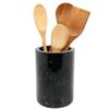 Creative Home Natural Black Marble Wine Cooler Champagne Chiller Kitchen Utensil Flatware Holder Organizer, 4-1/8" Diam. x 6" H view 3
