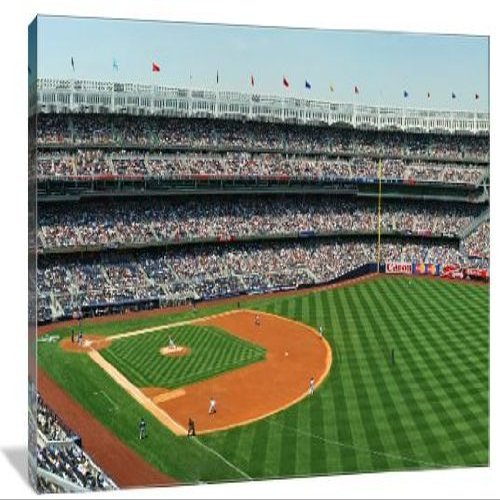 ArtsyCanvas Yankee Stadium, Bronx, NY 20" x 13" Gallery Wrapped Canvas Wall Art