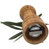 Bisetti 6.5 Inch Imperia Olive Wood Salt Mill With Adjustable Ceramic Grinder view 3