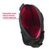 2 Bottle Wine Carrier Travel Bag - Thick Insulating Neoprene Wine Tote- Expandable 2 Bottle, Taller Design - Zipper Closes over Corked Bottles, Adjustable Shoulder Strap view 3