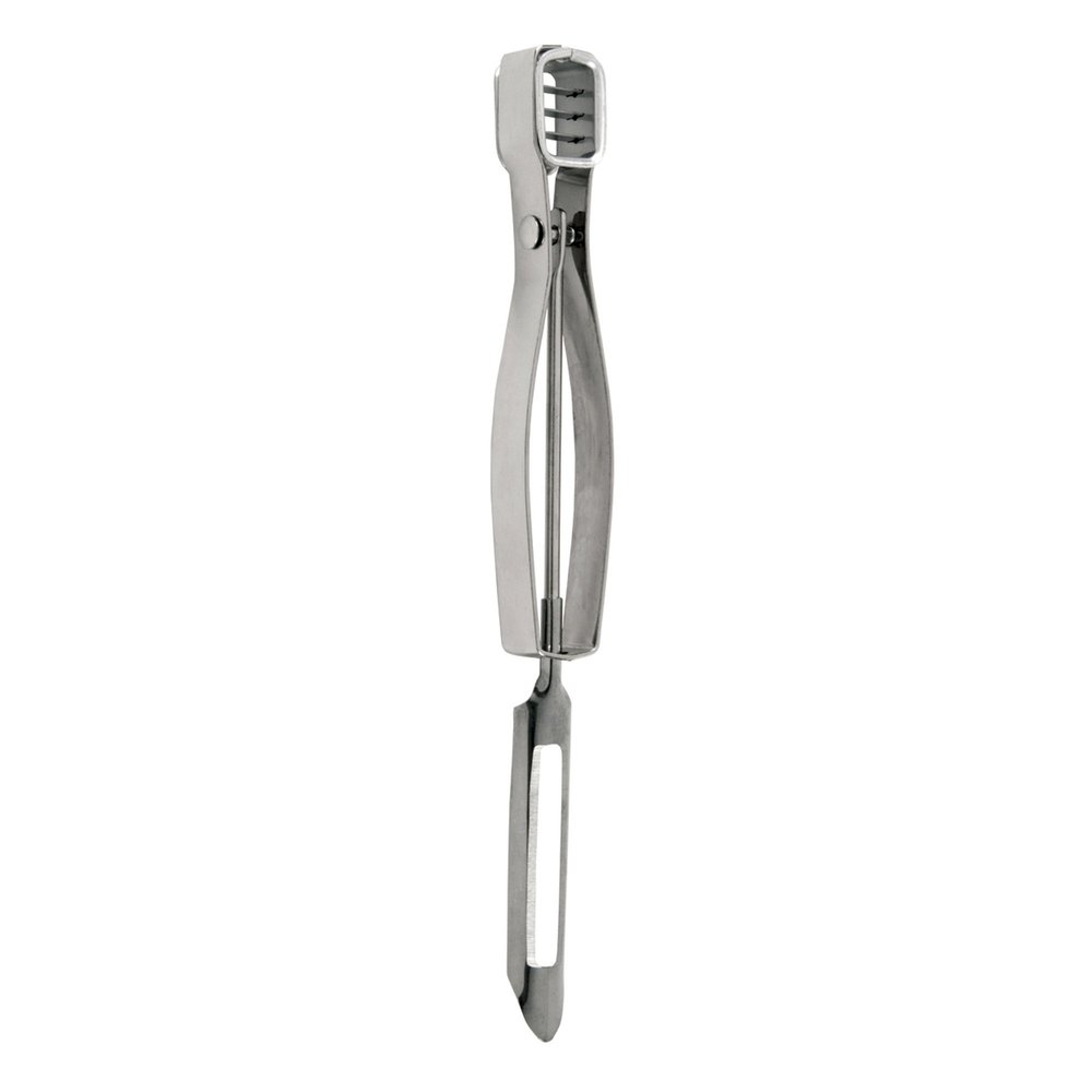 Fox Run Peeler/Bean Slicer, 0.5 x 0.75 x 6.75 inches, Metallic