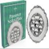 The Dreidel Company Classic Traditional Silver Plated Passover Seder Plate 12" Inch, Kaarah For Pesach view 3