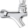 Bev Rite Beer Faucet and 4-Inch Shank Kit with Black Handle (2 Pack), Chrome view 3