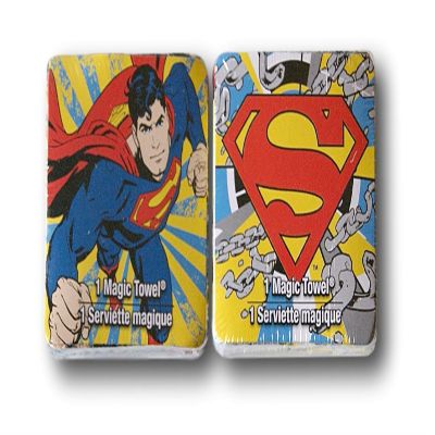DC Comics Superman Magic Towel Washcloth Bundle - 2 Count