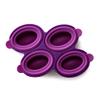 ZOKU Round Pop Molds - 4 Silicone Popsicle Molds with Reusable Sticks and Drip Guards, Easy-Release, BPA-Free view 4