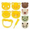 CuteZCute Animal Friends Food Deco Cutter and Stamp Kit Frame 3 7/8 x 3 1/8 x 1 1/16 inches view 1