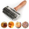 AMPSEVEN Pastry Lattice Roller Cutter - Stainless Steel Dough Lattice for Pie Pizza Bread beef wellington Pastry Crust Roller Cutter view 1