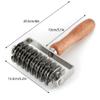 AMPSEVEN Pastry Lattice Roller Cutter - Stainless Steel Dough Lattice for Pie Pizza Bread beef wellington Pastry Crust Roller Cutter view 2